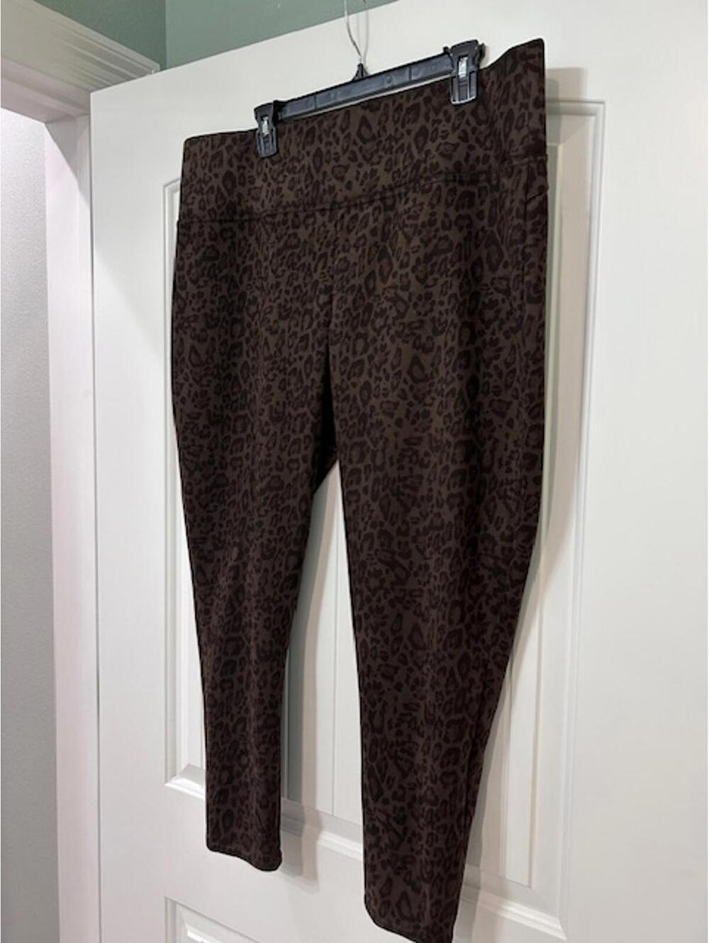 🔥 XL/1X Sueded Slimming Leggings 🐆 Luxe Feel | 26” Inseam (Cropped) Wide band